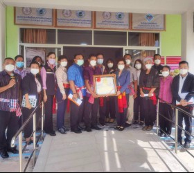 ลงพื้นที่ติดตามตรวจสอบและประเมินผลประจํากระทรวงการพัฒนาสังคมและความ มั่นคงของมนุษย์ ประจําปี 2565 ของ  “ศูนย์ช่วยเหลือสังคมตําบลหนองพอก”