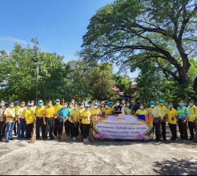 กิจกรรมจิตอาสาพัฒนาวัดในช่วงเทศกาลเข้าการจัดกิจกรรมทําความสะอาดวัดภายในเขตบริเวณวัดบ้านดอนชัย หมู่ที่3