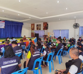 ประชุมร่วมกับชมรมกำนัน/ผู้ใหญ่บ้าน ฯลฯ...ประจำเดือน พฤศจิกายน 2565