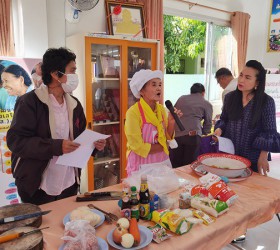 โครงการอบรมฝึกอาชีพให้กับกลุ่มสตรี ผู้สูงอายุ ผู้พิการ และผู้ดูแลคนพิการ ประจำปี 2566