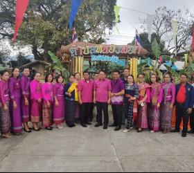  ประเพณี "บุญกุ้มข้าวใหญ่อำเภอธวัชบุรี" ประจำปี 2566