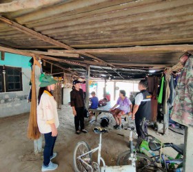 ลงพื้นที่เยี่ยมเคสบ้านชาด ม.4 และบ้านป่าเป้า ม. 7  