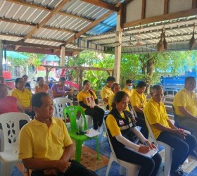  ลงพื้นที่ตรวจเยี่ยมกลุ่มสมาชิกทอผ้าขิดโบราณ บ้านมะเหลื่อม หมู่ที่2