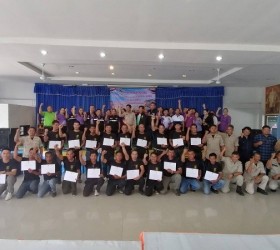 พิธีมอบวุฒิบัตร  และกล่าวปิดโครงการฝึกอบรม อาสาสมัครป้องกันภัยฝ่ายพลเรือน อปพร. (หลักสูตรจัดตั้ง)