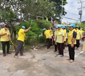 ประชุมประจำเดือนตุลาคม 2566  ร่วมกับภาคีเครือข่าย ชมรม (อสม.)