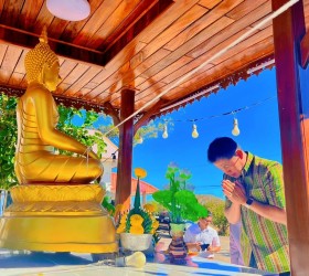 ภาพบรรยากาศงานพิธีเบิกเนตรพระประธาน