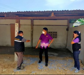 ลงพื้นที่ติดตามความคืบหน้าการดำเนินงานปรับปรุง/ซ่อมแซมบ้านผู้สูงอายุ