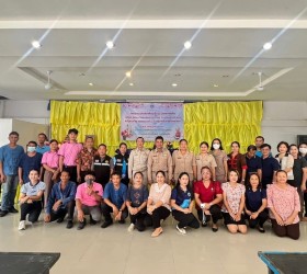 โครงการอบรมฝึกอาชีพถูมิปัญญาท้องถิ่น หลักสูตร ศิลปะการจัดช่อแจกันดอกไม้ประดิษฐ์สำหรับคนพิการ