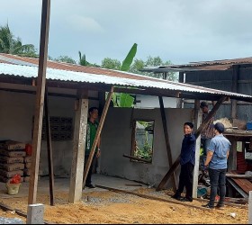 ลงพื้นที่ติดตามความคืบหน้าการดำเนินงานปรับปรุง/ซ่อมแซมบ้านผู้สูงอายุ