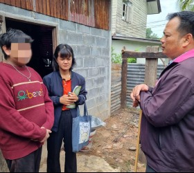 ลงพื้นที่ช่วยเหลือผู้ประสบปัญหาทางสังคม