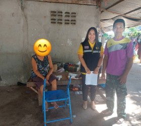 ลงพื้นที่สอบข้อเท็จจริง สภาพปัญหาความเดือดร้อน และสภาพความเป็นอยู่ของผู้ประสบปัญหาทางสังคม