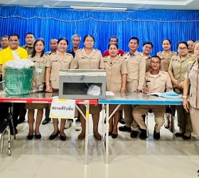 ประกาศผลคะแนนการเลือกตั้งอย่างไม่เป็นทางการ การเลือกตั้ง  สมาชิกสภาองค์การบริหารส่วนตำบลหนองพอก