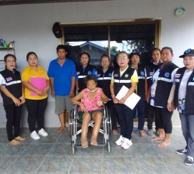 ลงพื้นที่ตรวจสุขภาพและประเมิน (Barthel ADL index) ความสามารถในการดำเนินชีวิตประจำวันของผู้ที่มีภาวะพึ่งพิงในพื้นที่ตำบลหนองพอก