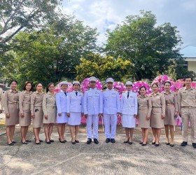เข้าร่วมพิธีวางพวงมาลา ขอน้อมรำลึกในพระมหากรุณาธิคุณพระบาทสมเด็จพระจุลจอมเกล้าเจ้าอยู่หัว รัชกาลที่ ๕