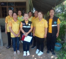 ลงพื้นที่ตรวจสุขภาพและประเมิน (Barthel ADL index) ความสามารถในการดำเนินชีวิตประจำวันของผู้ที่มีภาวะพึ่งพิงในพื้นที่ตำบลหนองพอก