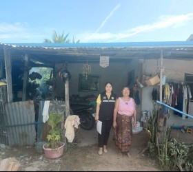 ลงพื้นที่ตรวจสุขภาพและประเมิน (Barthel ADL index) ความสามารถในการดำเนินชีวิตประจำวันของผู้ที่มีภาวะพึ่งพิงในพื้นที่ตำบลหนองพอก