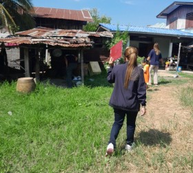 ลงพื้นที่ตรวจสุขภาพและประเมิน (Barthel ADL index) ความสามารถในการดำเนินชีวิตประจำวันของผู้ที่มีภาวะพึ่งพิงในพื้นที่ตำบลหนองพอก