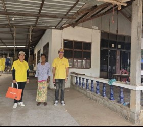 ลงสอบเคสผู้ประสบปัญหาทางสังคม ผู้สูงอายุและผู้พิการ หมู่ 1 บ้านขัดเค้า อำเภอธวัชบุรี จังหวัดร้อยเอ็ด