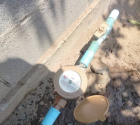 ลงพื้นที่เปลี่ยนมิเตอร์น้ำ หมู่2 บ้านมะเหลื่อม