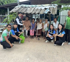 ลงพื้นที่มอบกายอุปกรณ์สำหรับช่วยเหลือผู้พิการ ในพื้นที่ตำบลหนองพอก